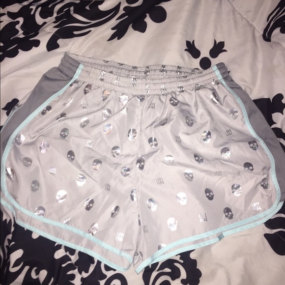Pink Victoria's Secret running shorts size Medium.