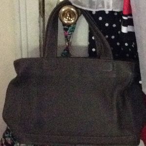 Blackish grayish purse