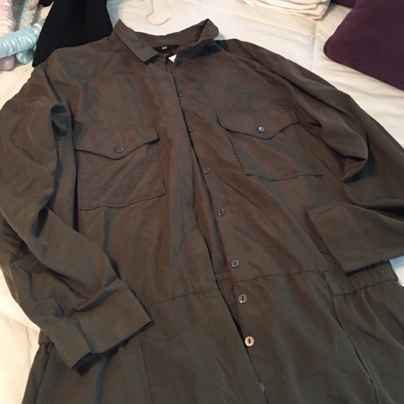 H&M camo jumpsuit