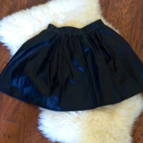Pleather Mini Skirt