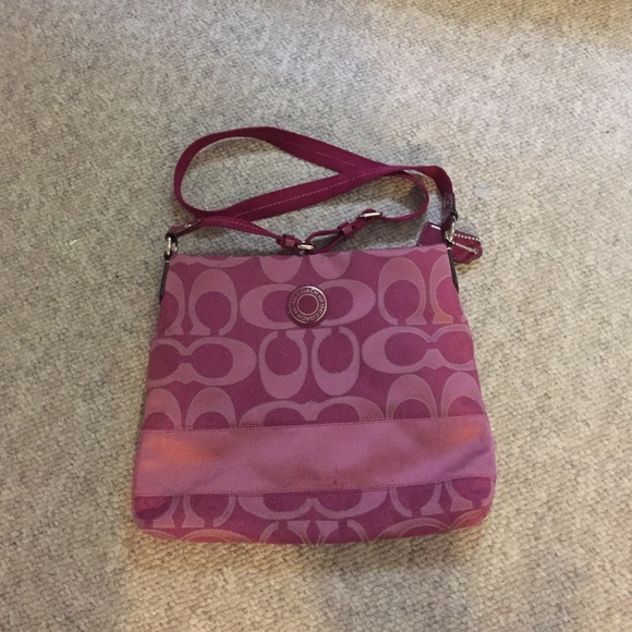 Purple Authentic Coach Purse