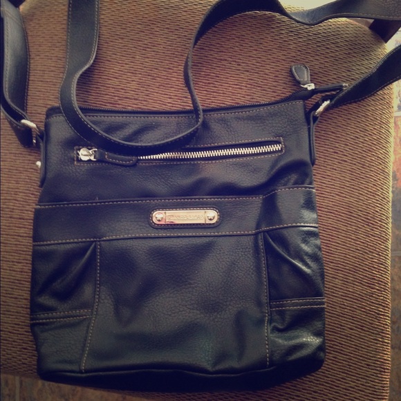 Franco Sarto black crossbody handbag