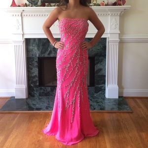 Neon Pink Prom/Pagent Dress