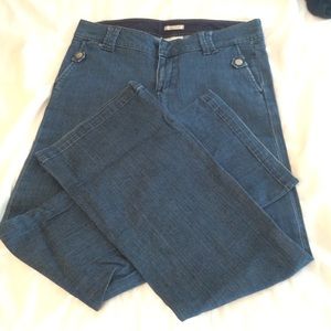 Banana Republic Wide Leg Trouser Jeans Size 8