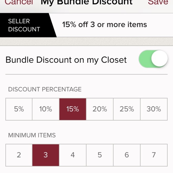 15% off on bundles!!