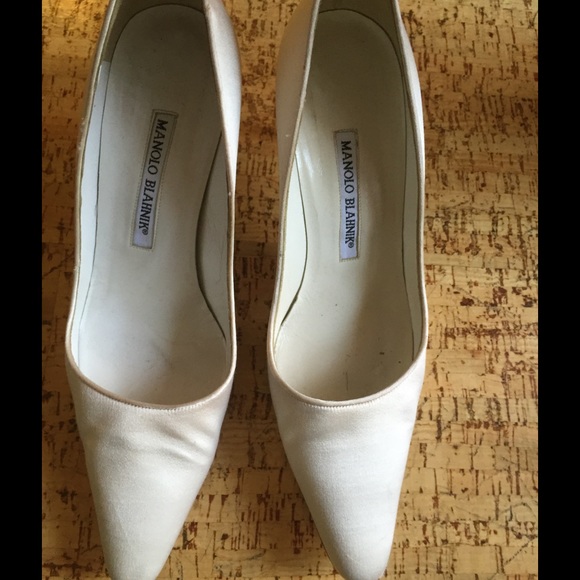 Manolo Blahnik Silk Heels