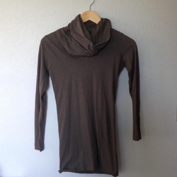 grey turtle neck tunic