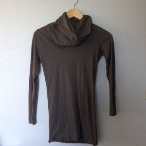 grey turtle neck tunic