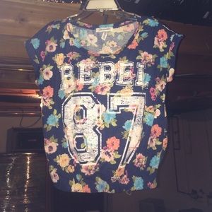 floral crop top