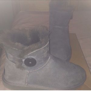 Grey Mini Ugg Boots