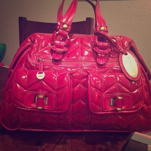 Red Patton Quilted Bag