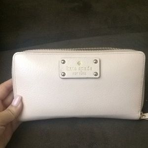Kate Spade pink leather wallet