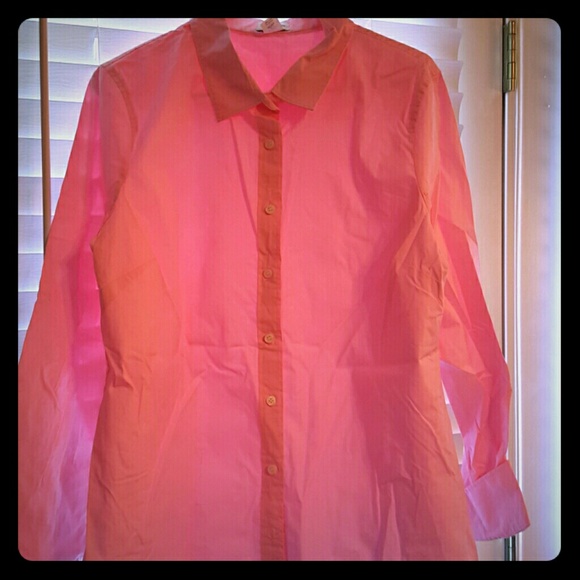 Pink JCrew Collared Shirt Size XL