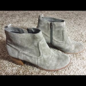 Suede booties