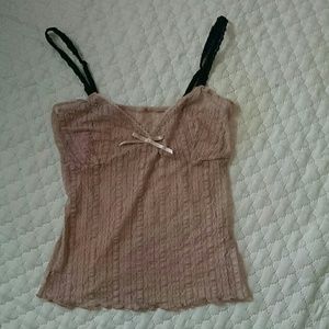 Light pink sheer cami