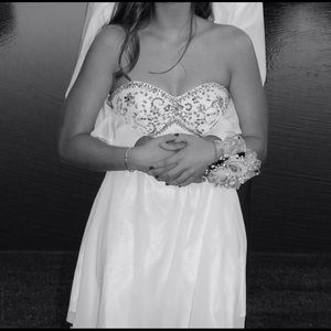 Strapless Homecoming Dress!!