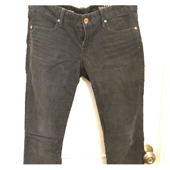 Gap gray skinny corduroy pants