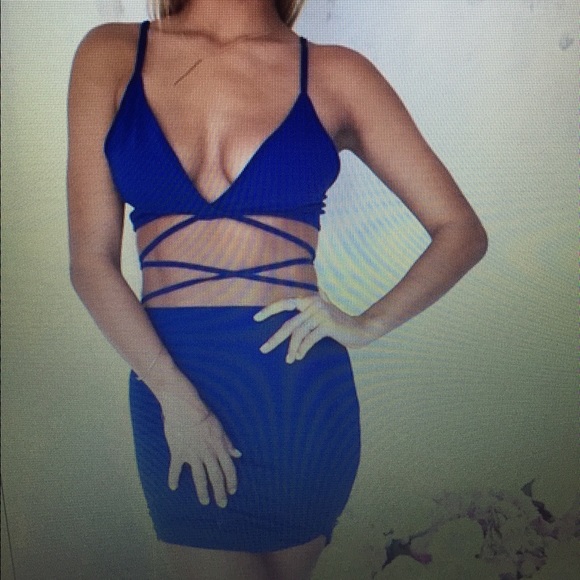 Blue Sabo Skirt dress