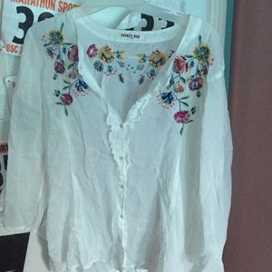 Johnny Was sheer top