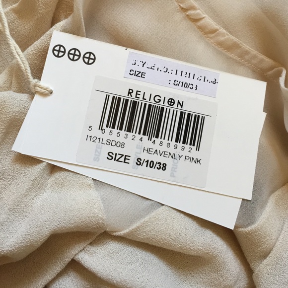 Religion heavenly pink strip dress, NWT, $75 price - Picture 2 of 3