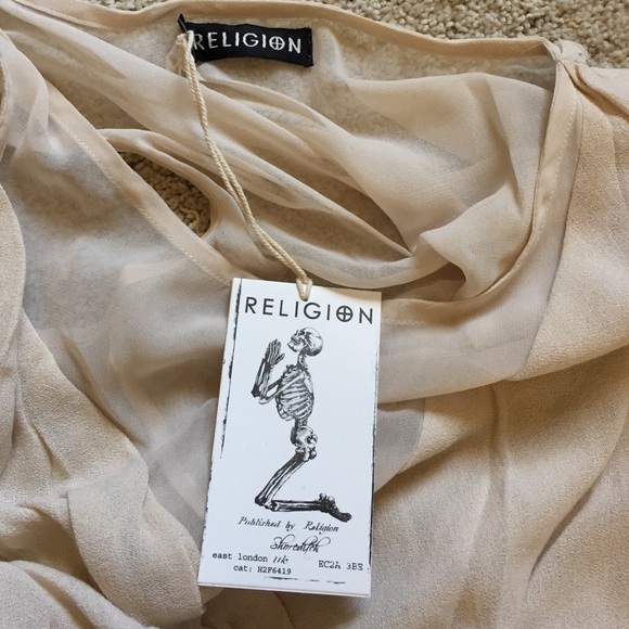 Religion heavenly pink strip dress, NWT, $75 price - Picture 3 of 3