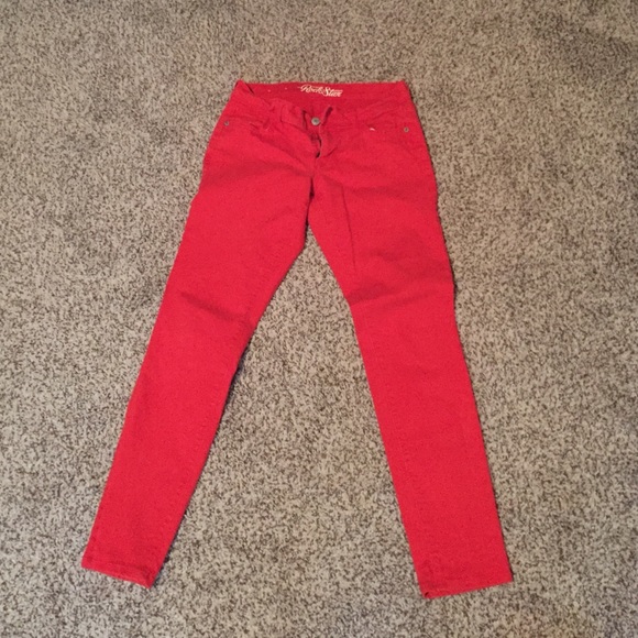Red Skinny Jeans