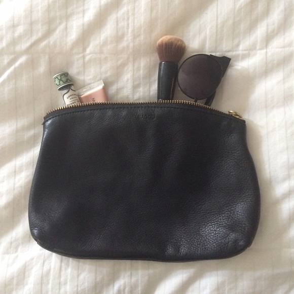 Small Black Baggu "clutch"