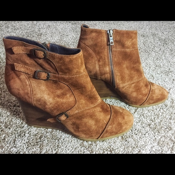 J. Crew Wedge booties. & Balenciaga heels