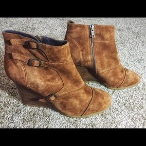 J. Crew Wedge booties. & Balenciaga heels