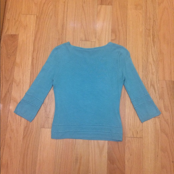 Nicole Miller Crew Neck Sweater w/crystal detail - Picture 2 of 3