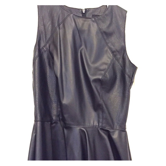 Never worn River Island faux leather peplum top