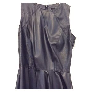 Never worn River Island faux leather peplum top