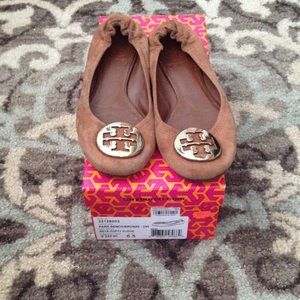 Tory Burch Reva Suede Flats