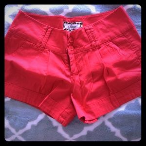 red papaya shorts ❤️
