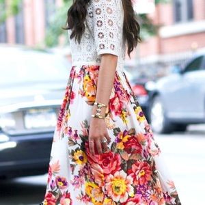 Never worn ASOS floral midi dress