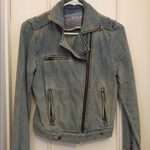 Gap moto denim jacket