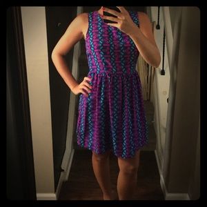 Blue and Purple Sundress