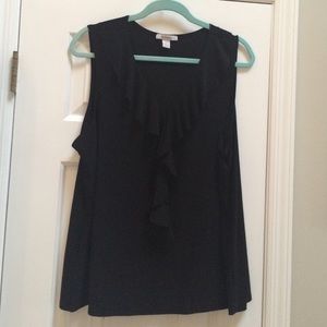 Dress barn 3x Ruffled Sleeveless Blouse