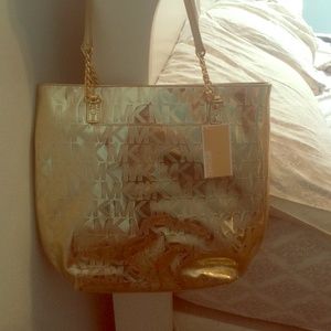 Pale gold Michael Kors handbag