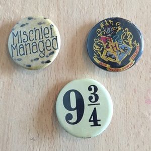 Harry Potter Pin Trio