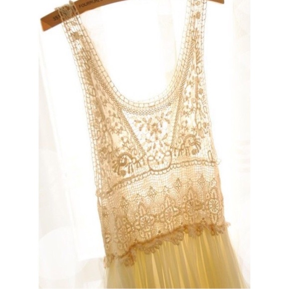 Sheer Boho Maxi Dress