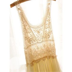 Sheer Boho Maxi Dress