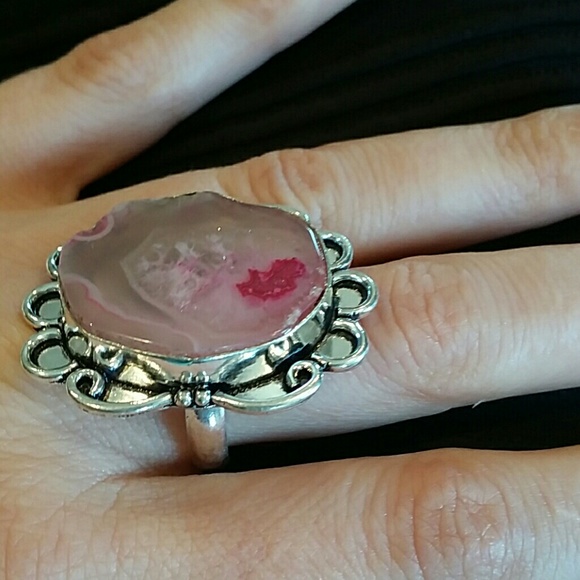 NEW Druzy Agate Ring - Picture 2 of 3