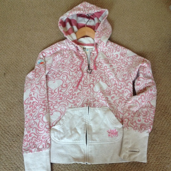 Roxy full zip hooded sweatshirt
