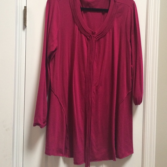 Raspberry Top from Lord and Taylor - Great Fringe!