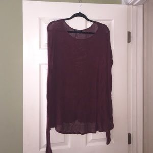 Brandy Melville maroon sweater