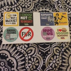 PETA STICKERS