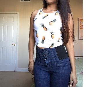 Pineapple crop top 🍍🍍