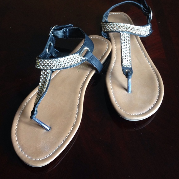 Rhinestine Montego Bay Sandals! New!! - Picture 3 of 4