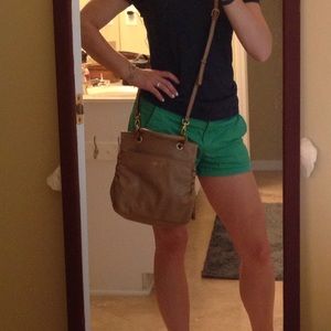 Nude crossbody purse